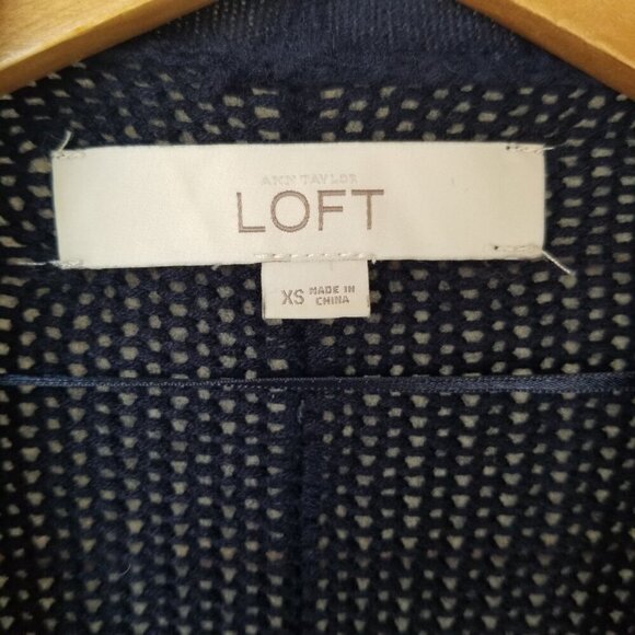 LOFT Black Open Front Cardigan - Picture 7 of 10